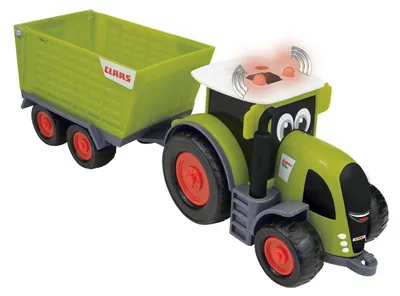 Image de Tracteur Claas Kids Axion 870 avec remorque Cargos 750 - Effets sonores et lumineux