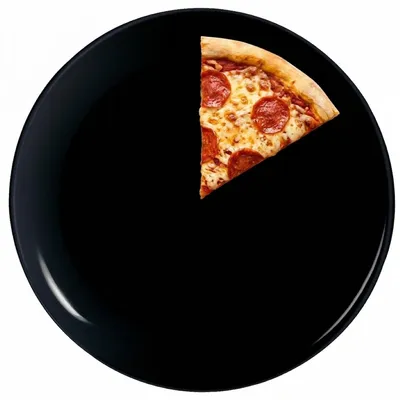 Productafbeelding van Arcoroc Pizzaborden Evolutions Black - ø 32 cm - 6 stuks