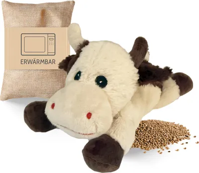 Produktbild von Habibi Plush Wärmekuscheltier MIDI Deluxe Kuh