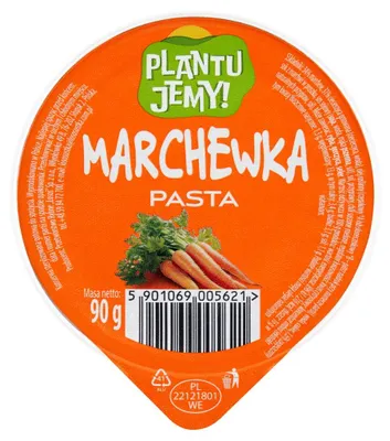 Zdjęcie produktu dla Plantu Jemy! Pasta marchewka 90 g