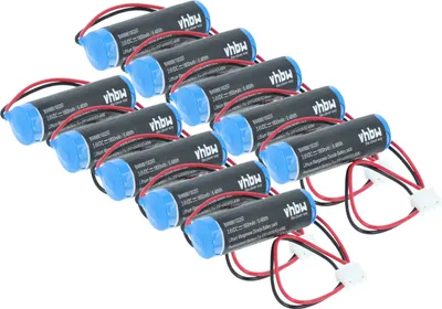Produktbild von vhbw 10x Batterie Ersatz für Mitsubishi T2282 für PLC Programmable Logic Controller (1800 mAh, 3,6 V, Li-SOCl2)
