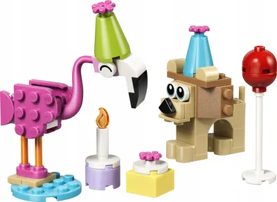 Obrázek produktu pro LEGO Creator Narozeninová oslava roztomilých zvířátek, Sada na stavění, 6 rok/roky, Plast, 64 kusů, 46 g