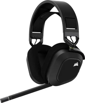 Produktbild von RGB WIRELESS Multiplattform-Gaming-Headset - Dolby Atmos - Omnidirektionales Mikrofon - iCUE-Kompatibel - PC, Mac, PS5, PS4 - Carbon, Farbe Schwarz