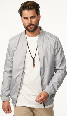 Produktbild von DAILY Baumwolle Herren Übergangsjacke mit Baseball-Kragen Herren Blousonjacke leichte Bomberjacke Übergangsjacke