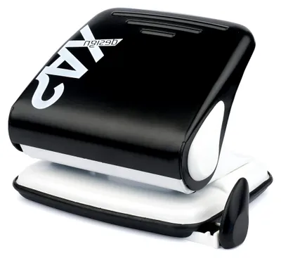 Produktbild von Locher Century Line 418 schwarz 25 Blatt