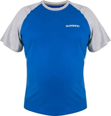Produktbild von SHIMANO T-Shirt, XL, blau-grau, SHSSSBUXL