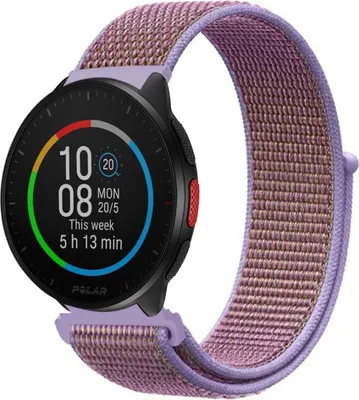 Produktbild von Strap-it Polar Pacer Nylonarmband (Lila)