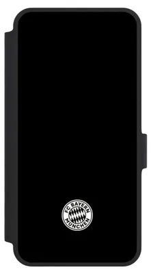 Produktbild von NIVOCASE Klapphülle für Samsung Galaxy A36 5G Handyhülle aus Kunst Leder NIVOflip schwarz FC Bayern München FCB Offizielles Lizenzprodukt