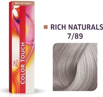 Produktbild von Wella Professionals Color Touch Rich Naturals Professionelle demi-permanente Haarfarbe mit einem multidimensionalen Effekt 7/89 60 ml