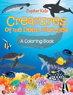 Produktbild von Creatures of the Deep, Blue Sea (A Coloring Book)