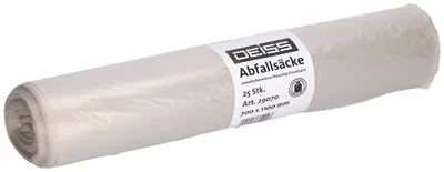 Produktbild von DEISS Müllsack Recycling - 120 Liter, transparent, 25 Stück
