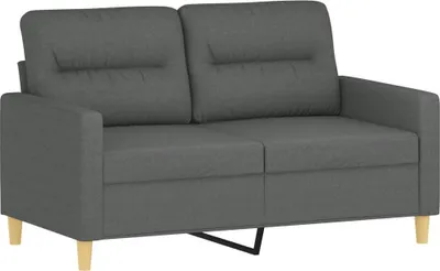 Produktbild von vidaXL 2-Sitzer-Sofa Dunkelgrau 120 cm Stoff