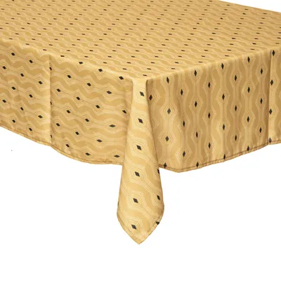 Produktbild von Bedruckte Tischdecke "Quinta" - fleckenabweisend - grün 140x240 cm - Atmosphera créateur d'intérieur