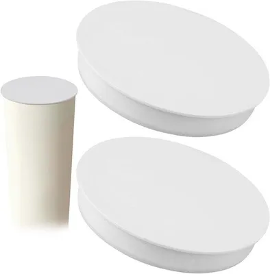 Obrázok produktu pre Biely kryt z PVC pre drenážnu rúrku s priemerom 110 mm