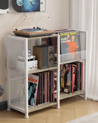 Productafbeelding van Platenstandaard met Opbergruimte voor Vinyl