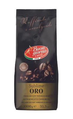Immagine prodotto di Caffè Buongiorno 1950 Sublime Oro 1Kg - Espresso italiano in grani
