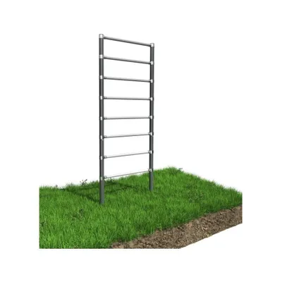 Produktbild von QLS Outdoor Sprossenwand Kletterwand Klimmzugstange Klettergerüst 8 Sprossen 250kg 9465
