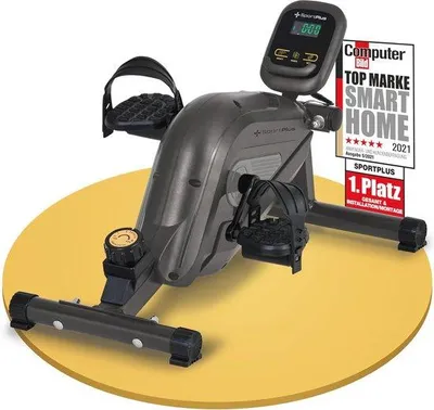 Productafbeelding van Famanu Mini-hometrainer: 8 weerstandsniveaus - Compact, geschikt voor thuis en op kantoor