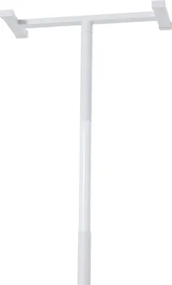 Produktbild von SucceBuy Sicherheitsstange Haltegriff Boden-Decke 136kg, Höhe 305cm, Weiß