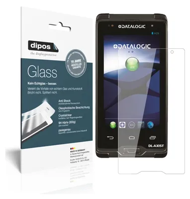 Produktbild von 2x Schutzfolie für Datalogic Axist - Anti-Shock 9H Folie Glass Kunststoffglas