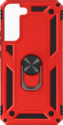 Produktbild von Avizar, Schutzhülle mit Ring-Halterung für Samsung Galaxy S22 Plus, Rot