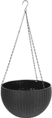 Produktbild von PROREGAL Blumentopf GDA Modern 835, Hang, Kette, 26x16cm, dunkelgrau