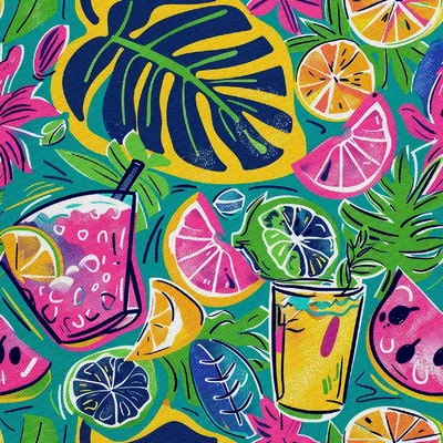 Image de OUTDOOR DECOSTOMES OXFORD - Motif été | DX9096
