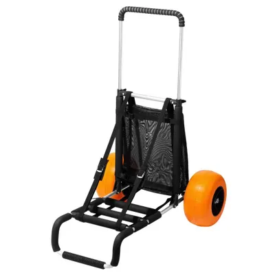 Zdjęcie produktu dla Wózek plażowy Wózek na piasek - Składany aluminiowy wózek plażowy - Udźwig 74,84 kg - Regulowana wysokość od 685 do 1135 mm - Solidny towarzysz na plażę