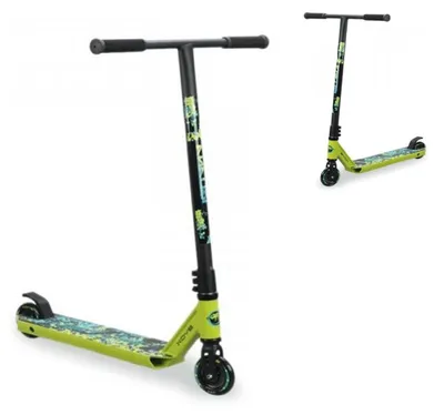 Produktbild von Byox Kinderroller Leguan PolyurethanRäder ABEC-9 Lager TPR-Griffe Aluminium max 100 kg grün
