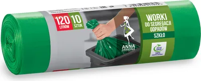 Immagine prodotto di ANNA ZARADNA Sacchetti per la raccolta differenziata del vetro 120 l, 10 pz.