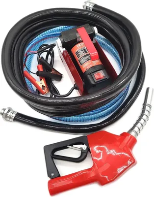 Produktbild von Čerpadlo VEVOR na naftu 1/4 hp Čerpadlo na vykurovací olej DC 12 V Čerpadlo na prívod paliva 8 m výtlačná hlava 3 m sacia hlava Samonasávacia automatická dýza 4 m výstupná hadica