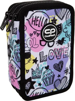 Produktbild von CoolPack Etui JUMPER 3 Zipper 44 teilig, MOOD