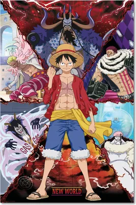 Produktbild von ONE PIECE - Poster Maxi 91.5x61 - Luffy vs New World