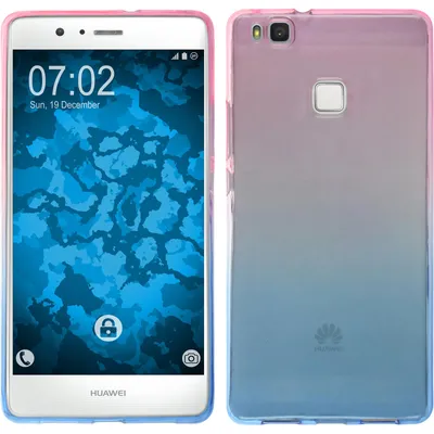 Produktbild von PhoneNatic Case kompatibel mit Huawei P9 Lite - Design:06 Silikon Hülle Ombrè + 2 Schutzfolien