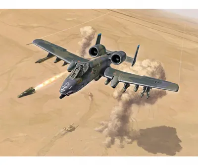 Produktbild von A-10 Gulf War Modellbausatz 1:72 – Detailliertes Flugzeugmodell