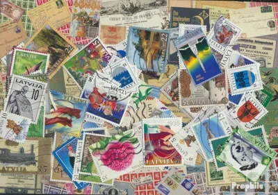 Produktbild von Briefmarken Lettland 75 verschiedene Marken