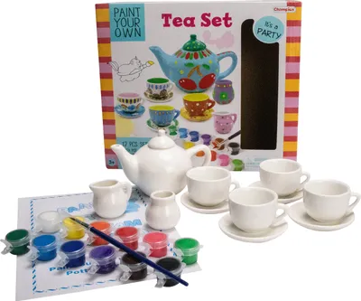 Produktbild von Porzellan Teeservice zum Bemalen – Kreativset für Kinder DIY-63
