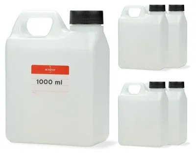 Productafbeelding van Set van 5 Lege Jerrycans van 1000 ml voor Vloeistoffen