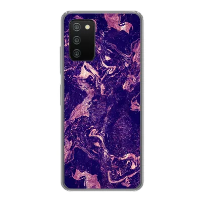 Produktbild von MuchoWow® Handyhülle Schutzhülle Hülle für Samsung Galaxy A03s Marmor - Naturstein - Mineralien Silikon Softcase Handy Hülle - Schutz