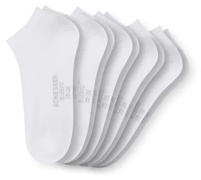 Produktbild von Schiesser Damen Sneakersocken 5-Pack Bluebird - weiss - Größe 39-42