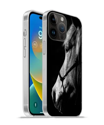 Produktbild von MuchoWow® Handyhülle Schutzhülle Hülle für Apple iPhone 14 Pro Max Pferd - Halfter - Leicht Silikon Softcase Handy Hülle - Hardcover