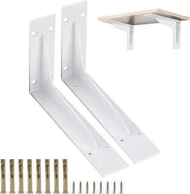 Image de Supports en L robustes de 300 mm pour une stabilité maximale