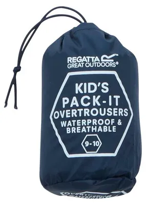 Zdjęcie produktu dla Regatta - Spodnie dziecięce Pack It Overtrousers - Regenhosen