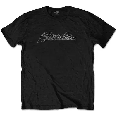 Obrázok produktu pre Blondie Logo (Embellished) Black L Tričko