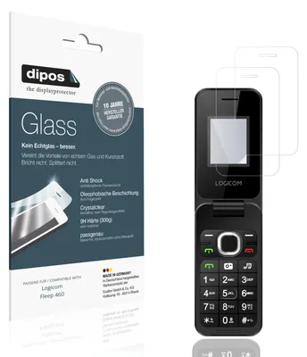 Image de 2x Protection écran pour Logicom Fleep 460 Verre souple Film Protecteur 9H dipos