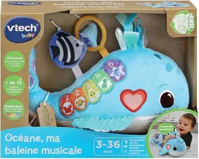 Obrázek produktu pro Vtech Océane, Mein Musikalischer Wal (Recycled Kunststoffflaschen)