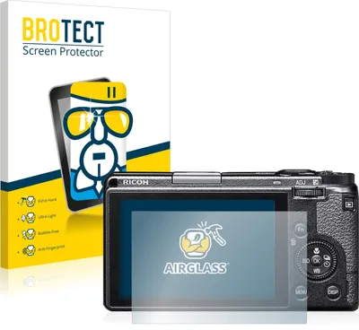 Produktbild von BROTECT Schutzglas für Ricoh GR IIIx / IIIx HDF Schutzfolie Panzer Folie Glas Display Schutz klar