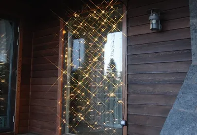 Produktbild von Best Season System 24 "LED-Curtain 1 x 2 m, 98-L - Extra" Birnchen warmwhite, für den Außenbereich, 491-12