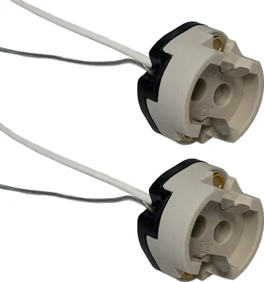 Produktbild von 2 x BJB Keramikfassung G12 max. 1000W mit Zuleitung für HID HCI-T CDM-T HQI-T