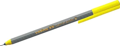Produktbild von Fineliner edding 55 finepen gelb 0,3mm Packung mit 10 Stück